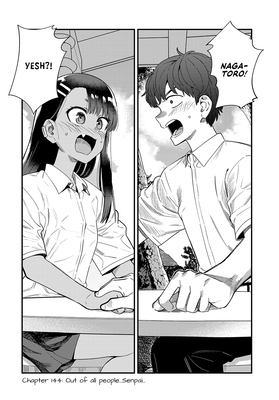 Don&#39;t Toy With Me, Miss Nagatoro [Official]-Chapter 144
           : Out of all people... Senpai... (Simulpub)